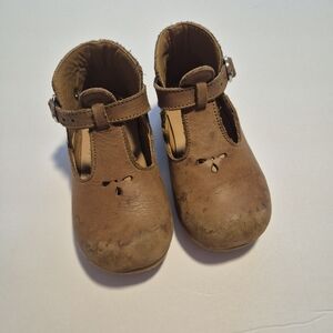 Adelisa Brown Leather Shoes Sz 24/7